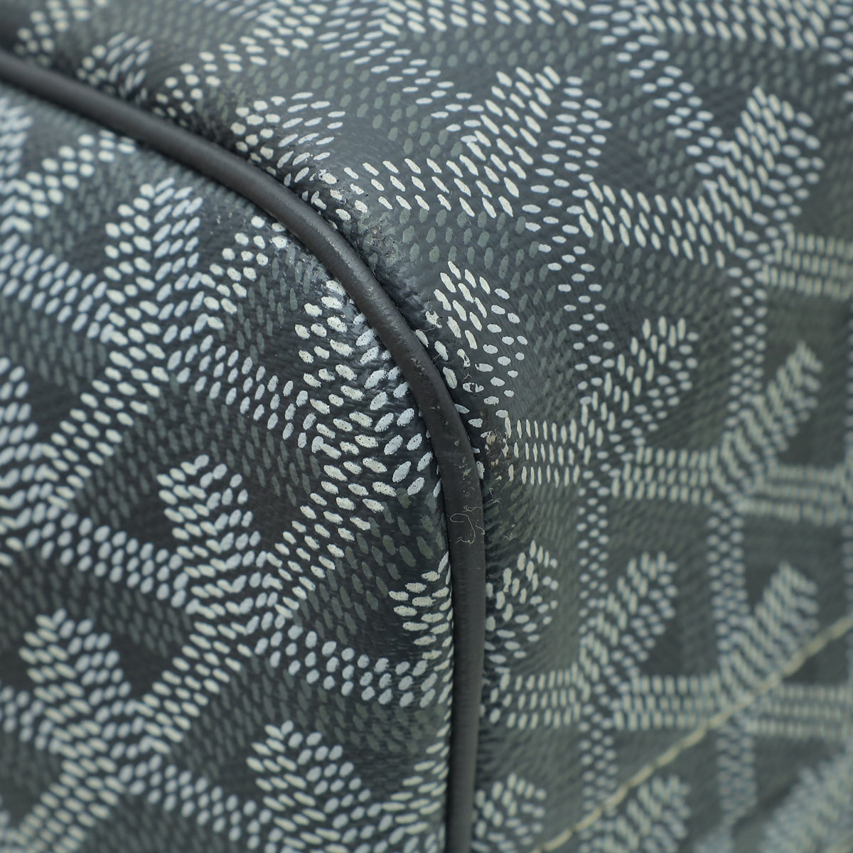 Goyard Grey Goyardine Rouette Souple Tote PM Bag