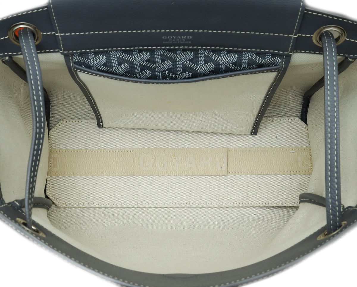 Goyard Grey Goyardine Rouette Souple Tote PM Bag