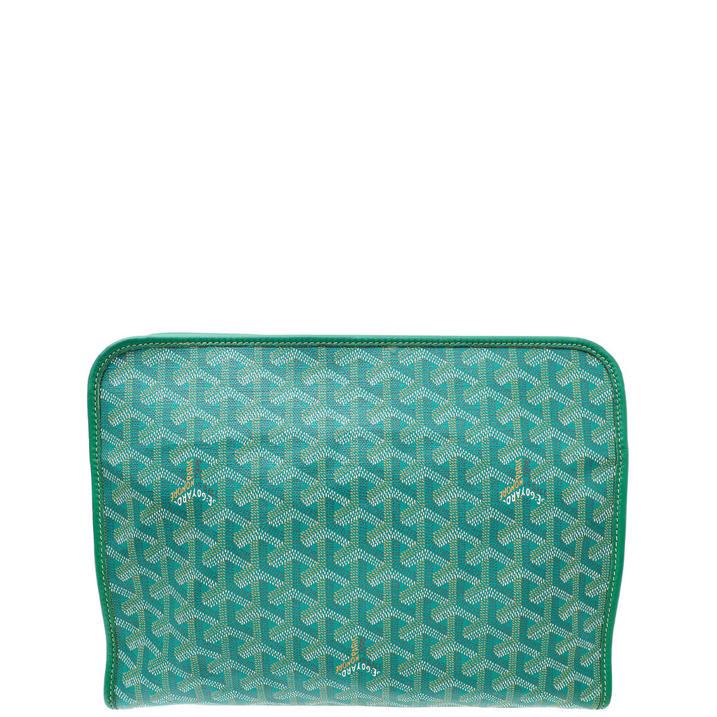 Goyard Green Goyardine Jouvence GM Bag
