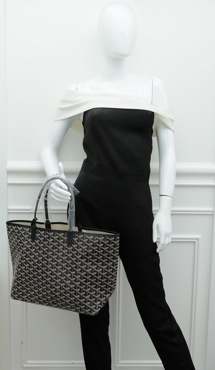 Goyard Noir Saint Louis PM Bag