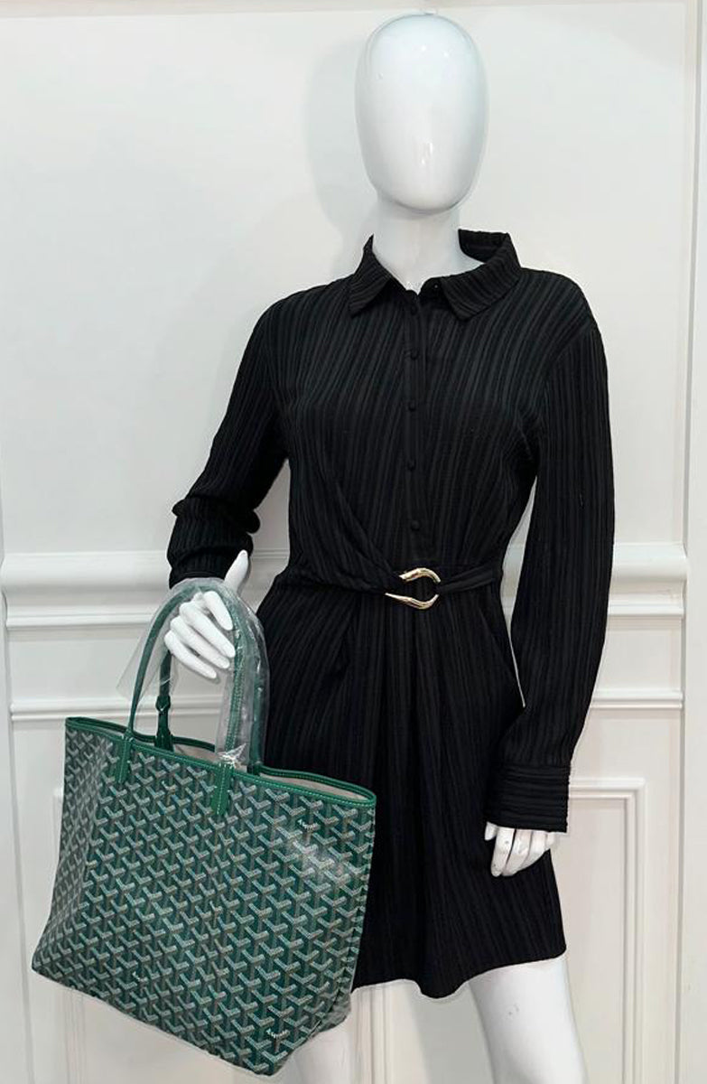 Goyard Green Goyardine Saint Louis PM Bag