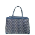 Goyard Blue Goyardine Bellechasse PM Bag