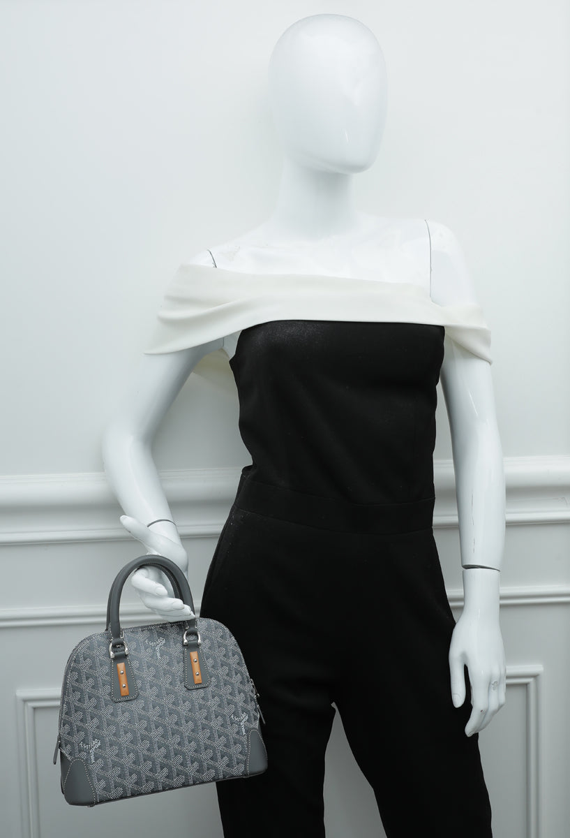 Goyard Grey Goyardine Sac Vendome Mini Bag