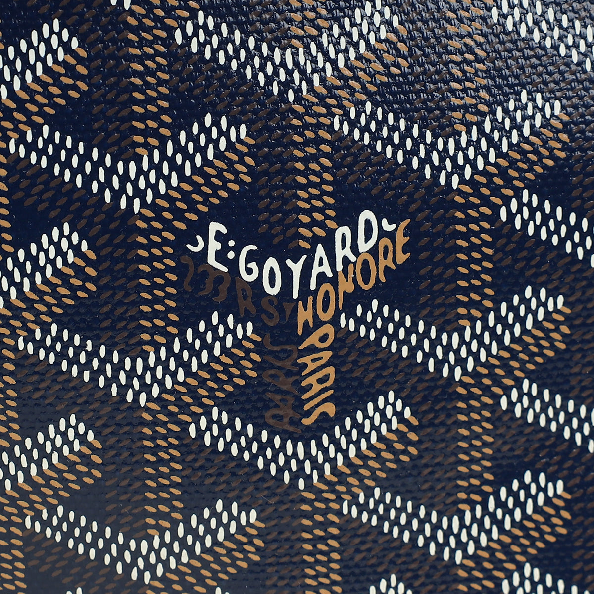 Goyard Navy Sainte Marie Soft MM Clutch