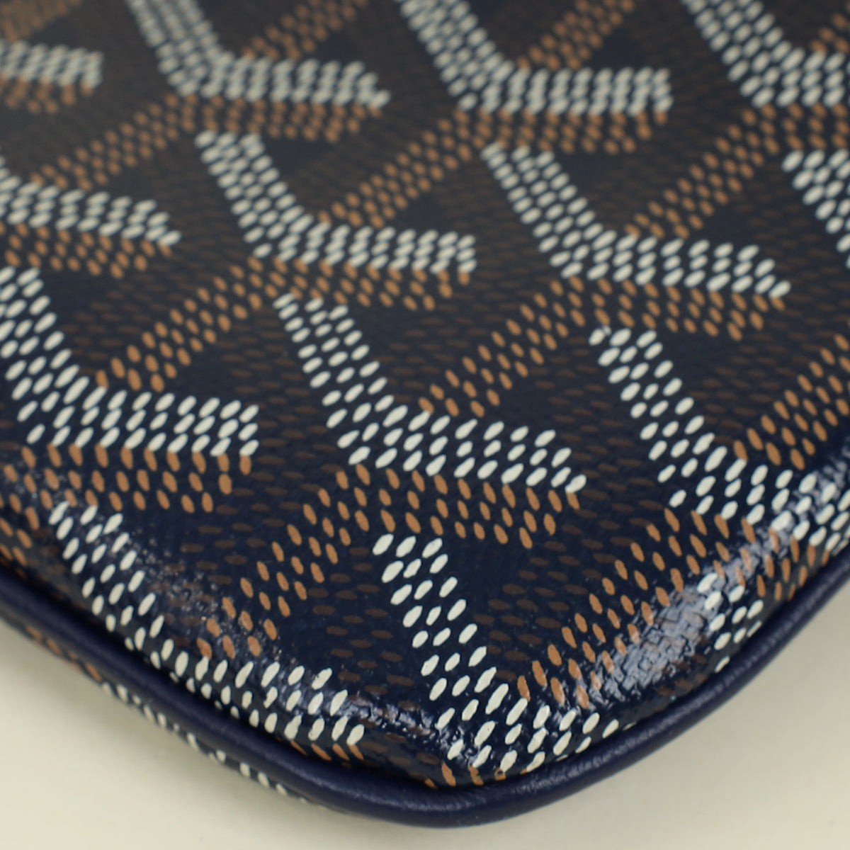 Goyard Navy Sainte Marie Soft MM Clutch