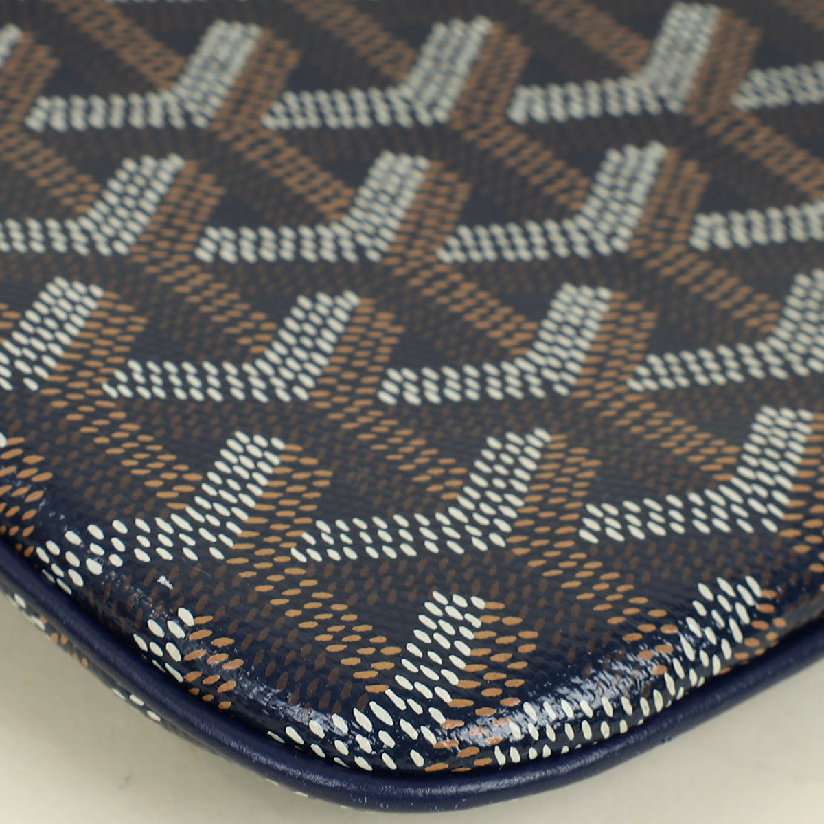 Goyard Navy Sainte Marie Soft MM Clutch