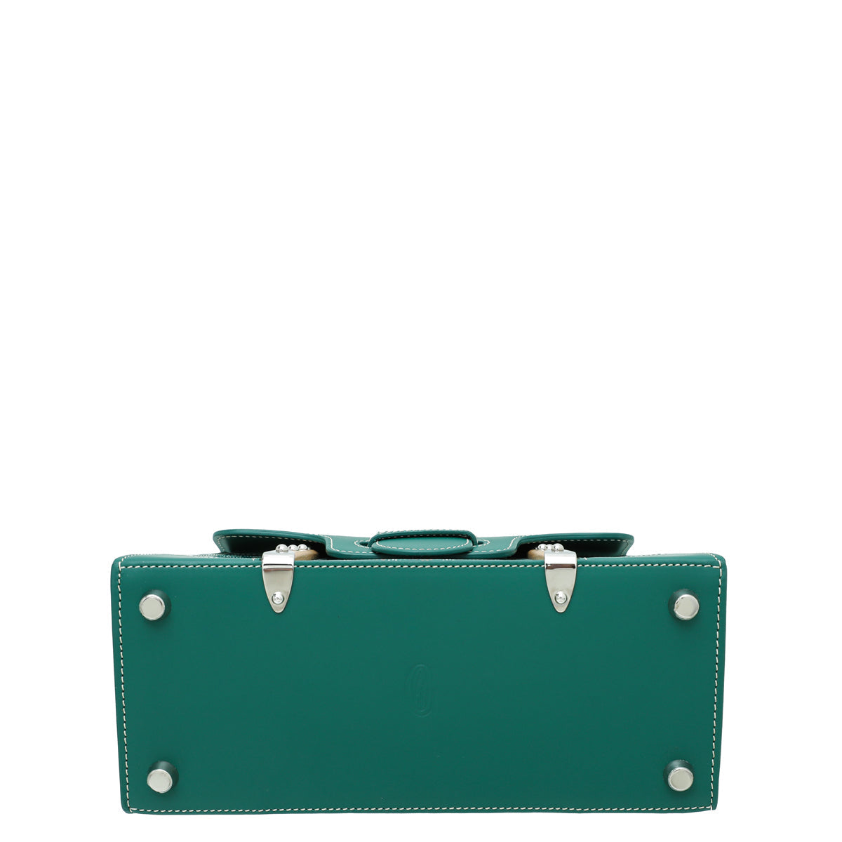 Goyard Green Goyardine Saigon Structure Mini Bag