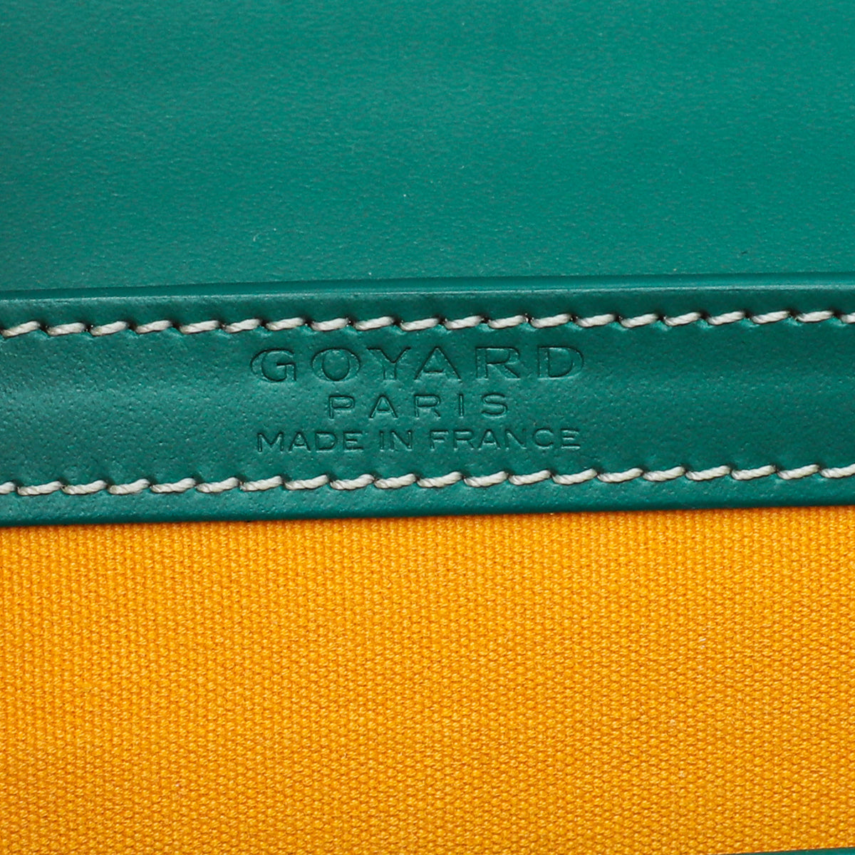 Goyard Green Goyardine Saigon Structure Mini Bag