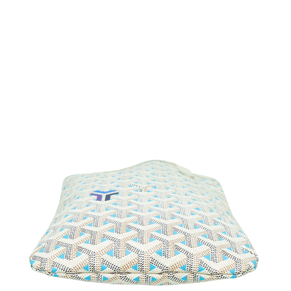 Goyard Bicolor L.E Goyardine Poitiers Tote Claire Voie Mini Tote Bag
