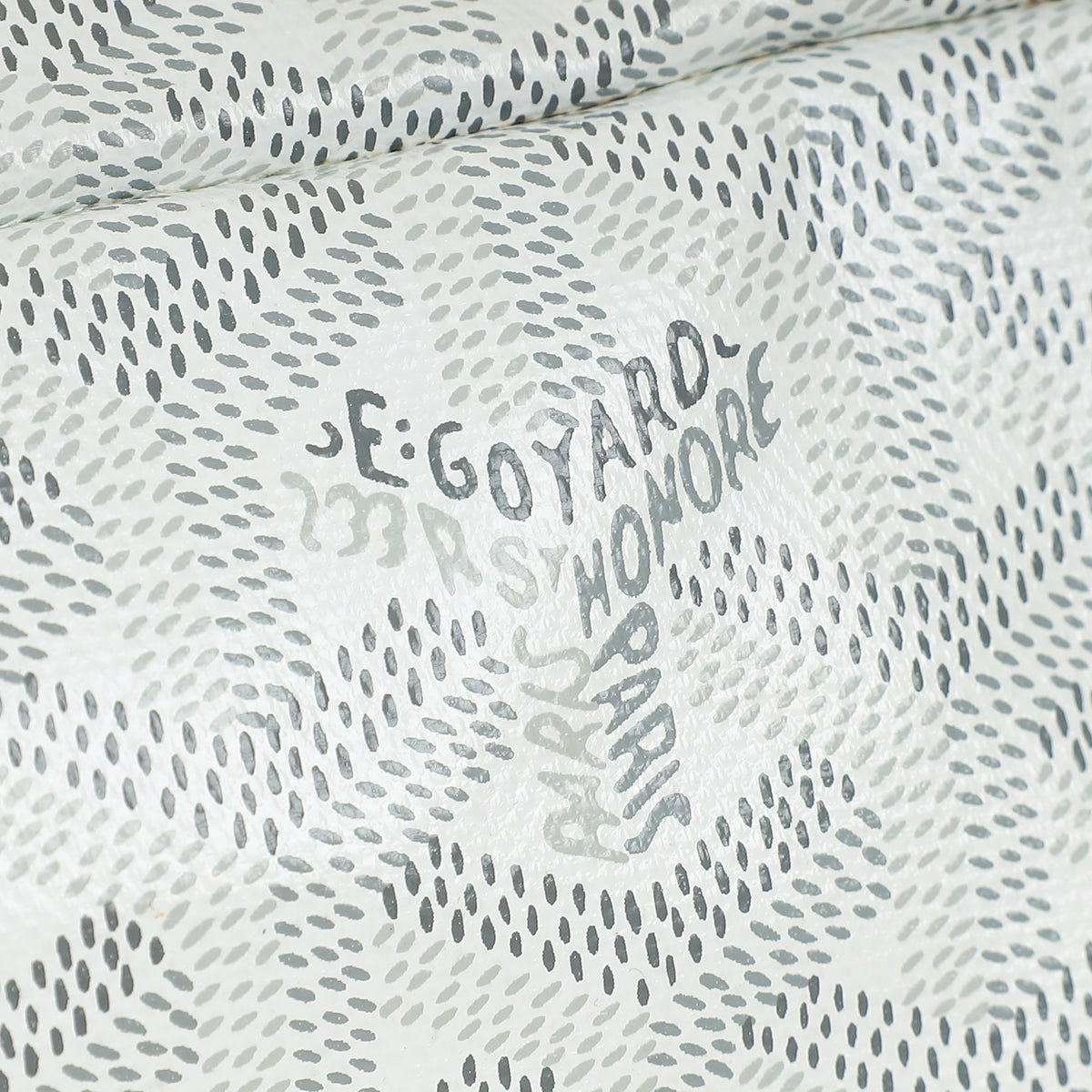 Goyard White Goyardine Saint Louis PM Bag