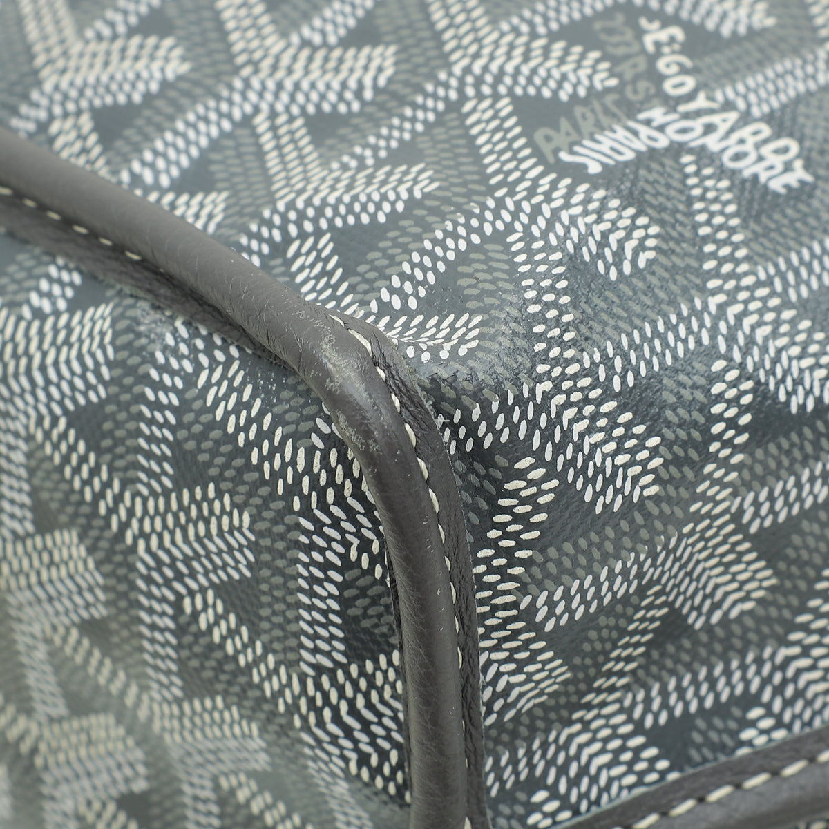 Goyard Grey Goyardine Mini Anjou Reversible Bag