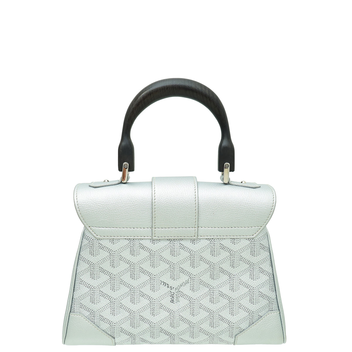 Goyard Silver Goyardine Saigon Souple Mini Bag
