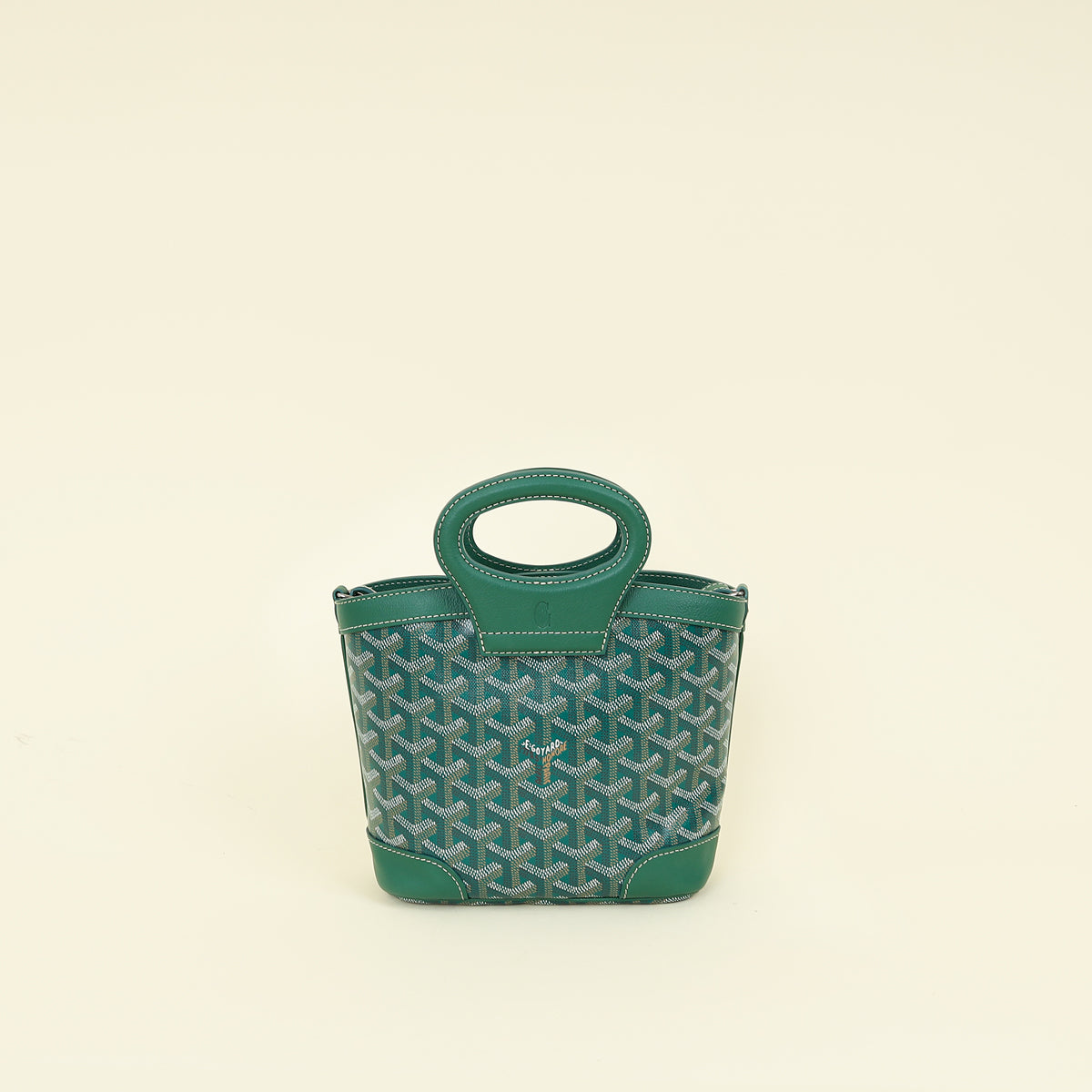 Goyard Green Goyardine Beluga Mini Bag