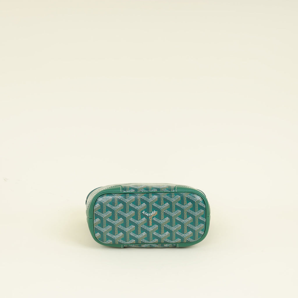 Goyard Green Goyardine Beluga Mini Bag