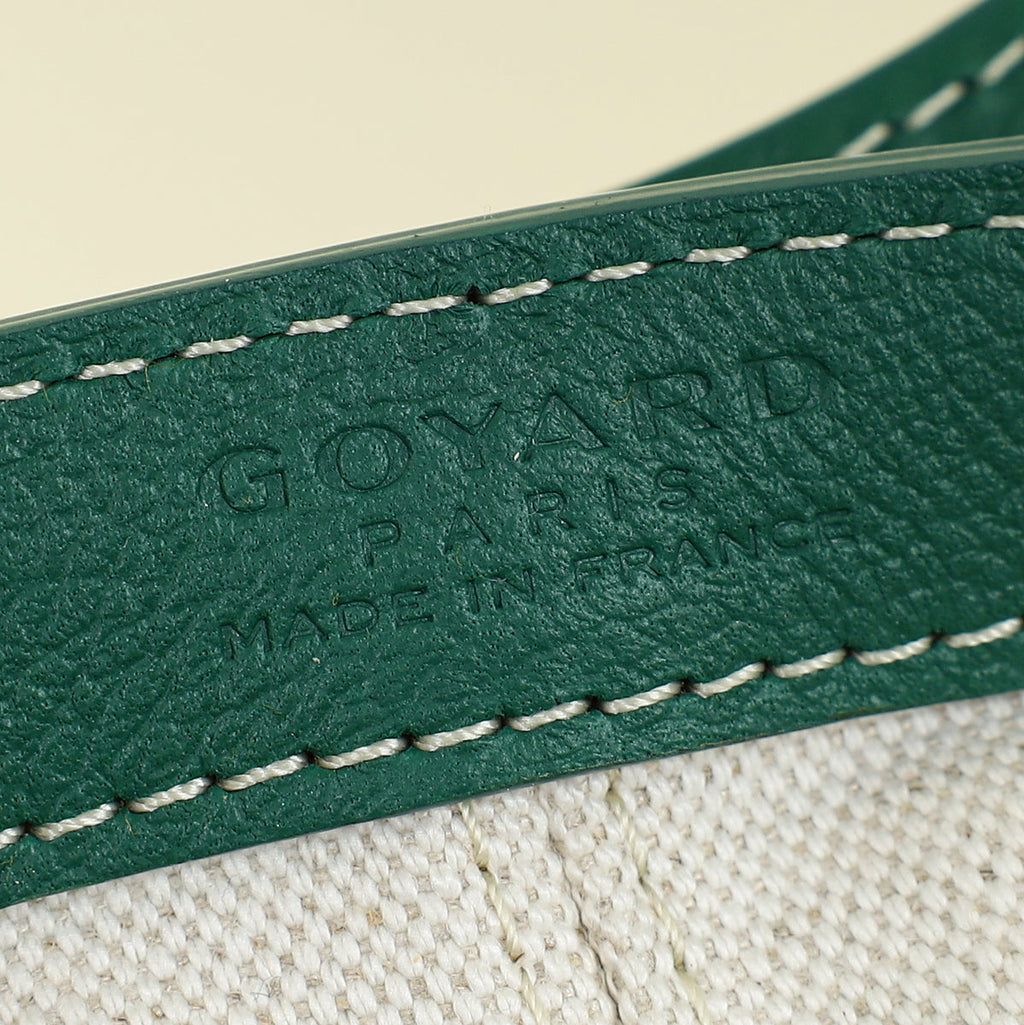 Goyard Green Goyardine Beluga Mini Bag