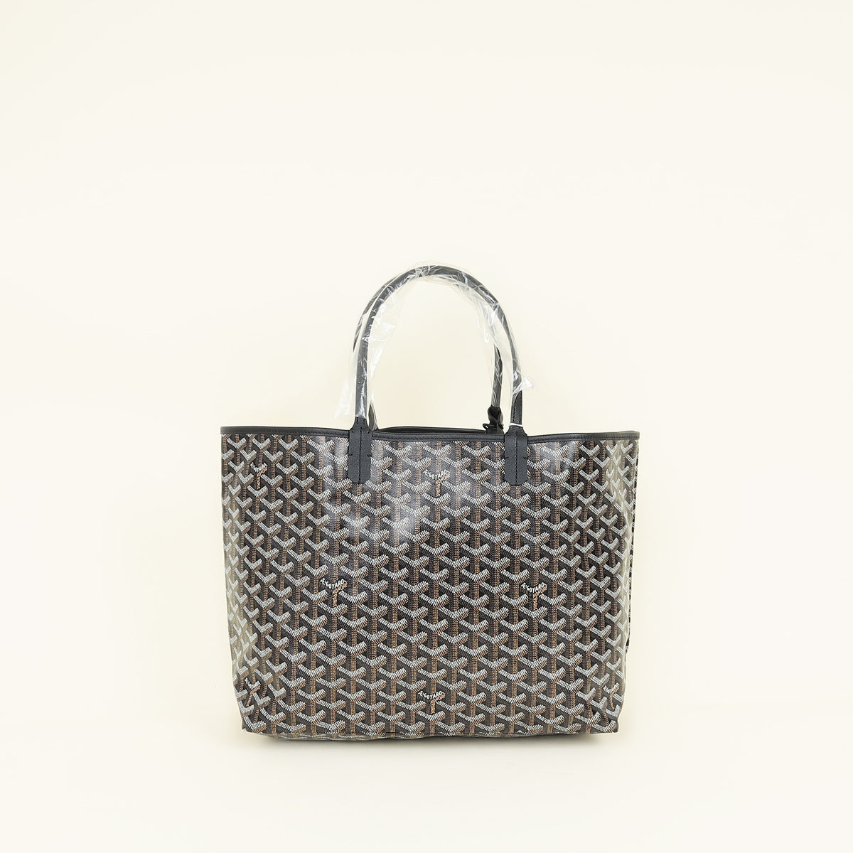 Goyard Black Saint Louis PM Bag W/ Croc Universel Fastening
