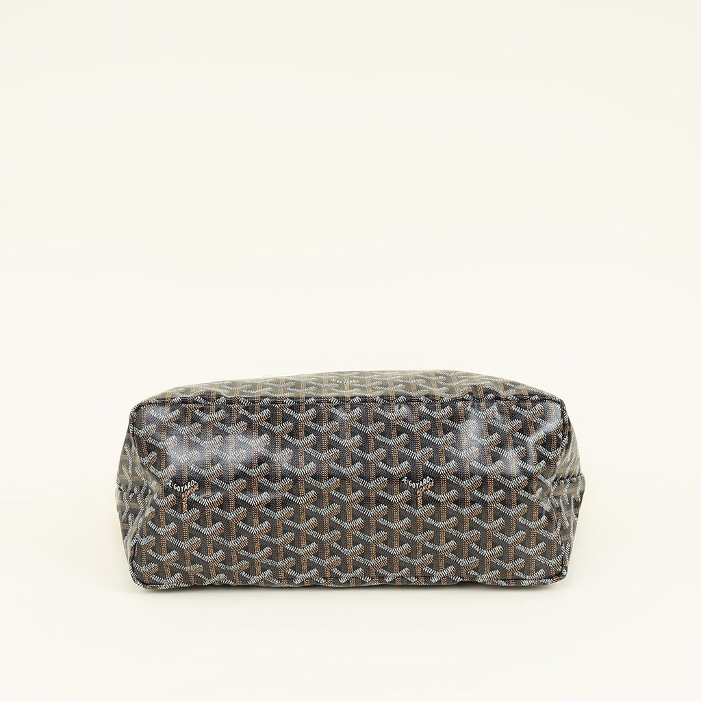 Goyard Black Saint Louis PM Bag W/ Croc Universel Fastening
