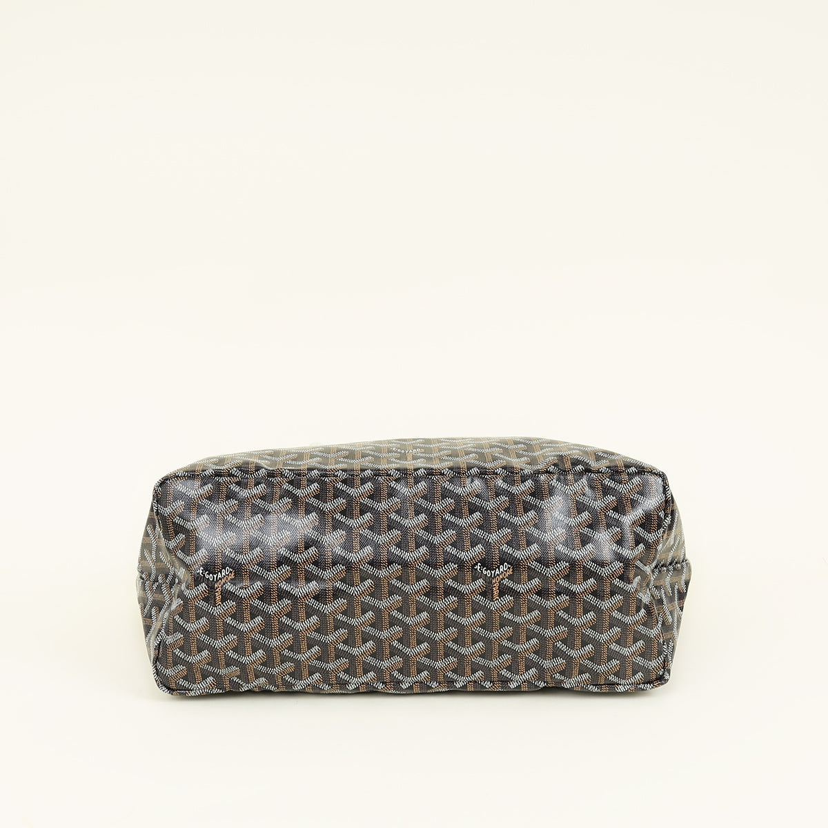 Goyard Black Saint Louis PM Bag W/ Croc Universel Fastening