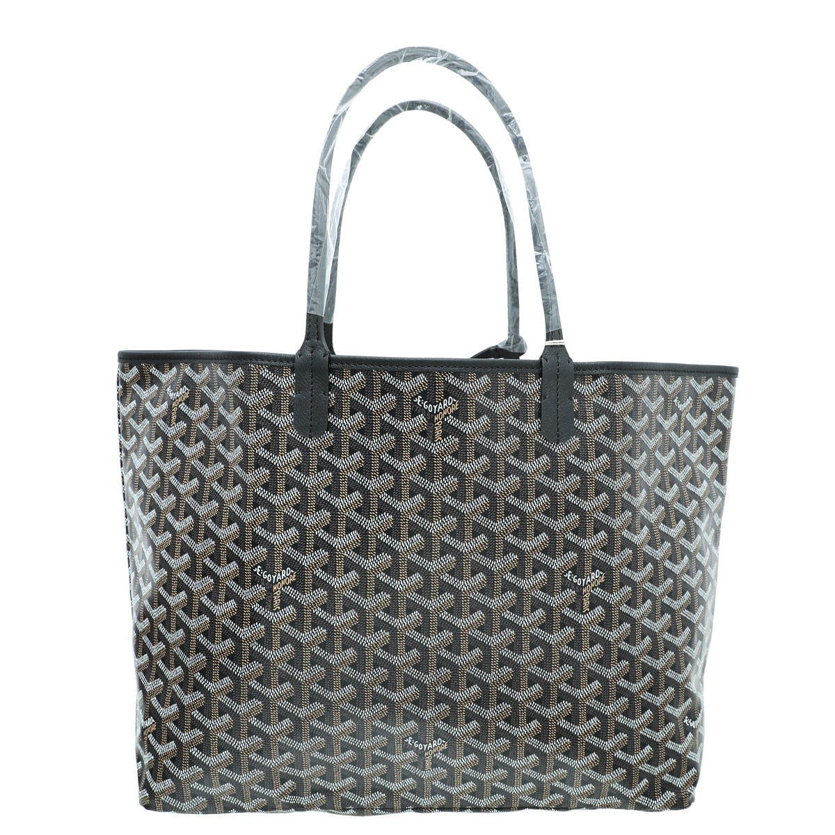 Goyard Black Goyardine Saint Louis PM Bag
