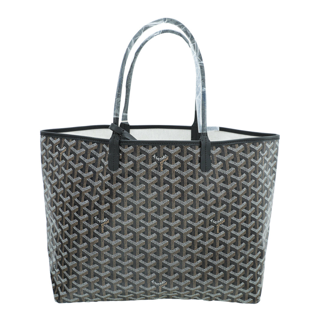 Goyard Black Goyardine Saint Louis PM Bag