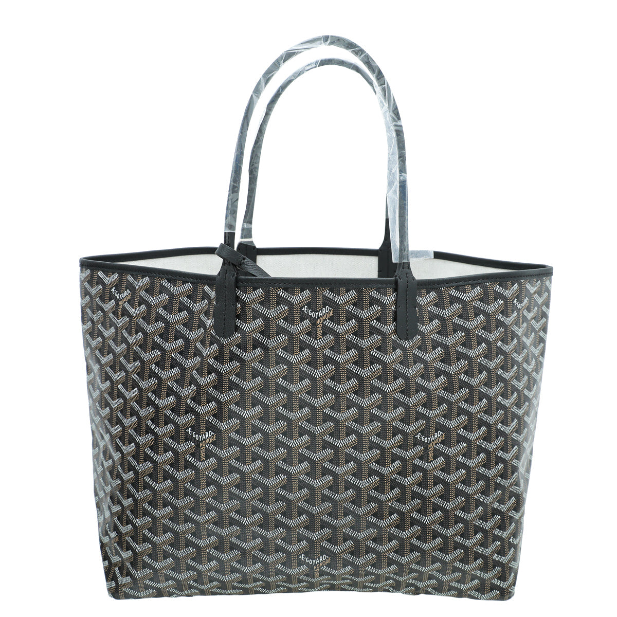 Goyard Black Goyardine Saint Louis PM Bag