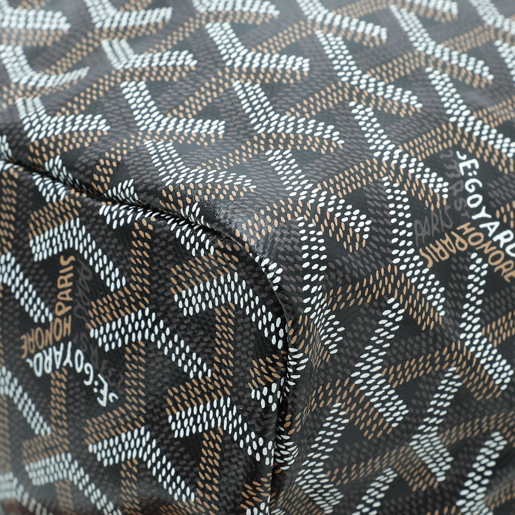 Goyard Black Goyardine Saint Louis PM Bag