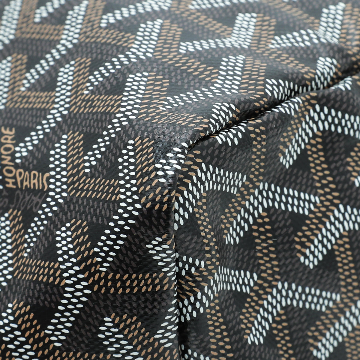Goyard Black Goyardine Saint Louis PM Bag