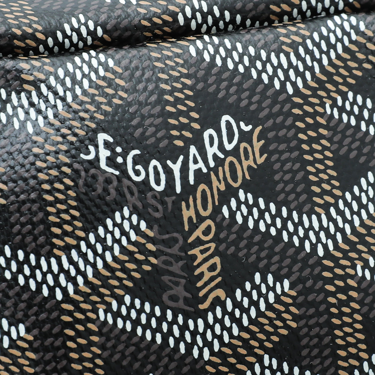 Goyard Black Goyardine Saint Louis PM Bag