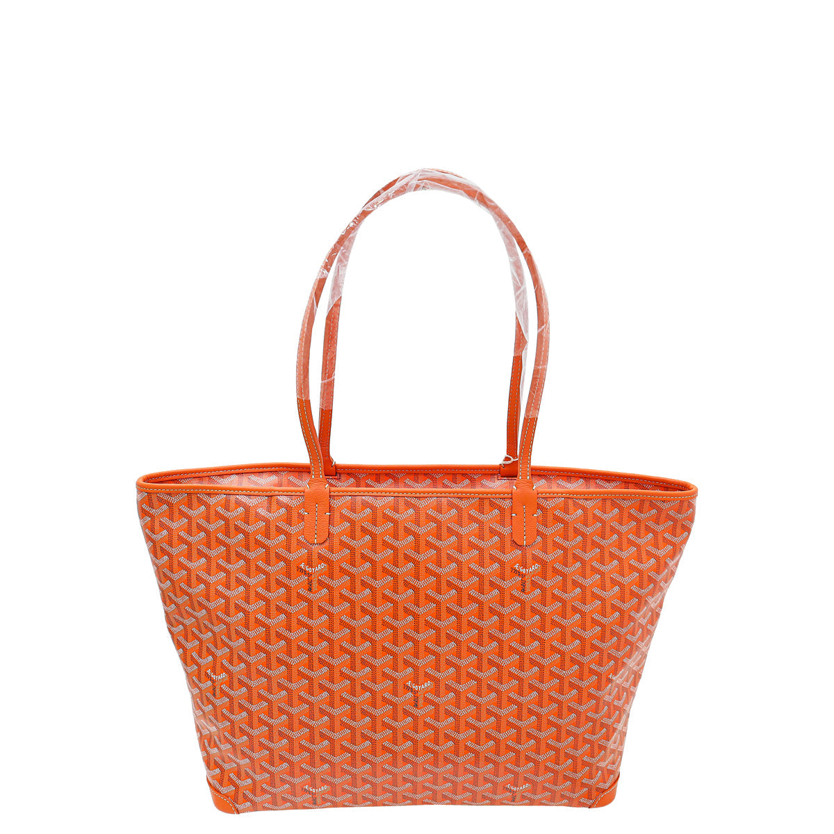 Goyard Orange Goyardine Artois MM Bag