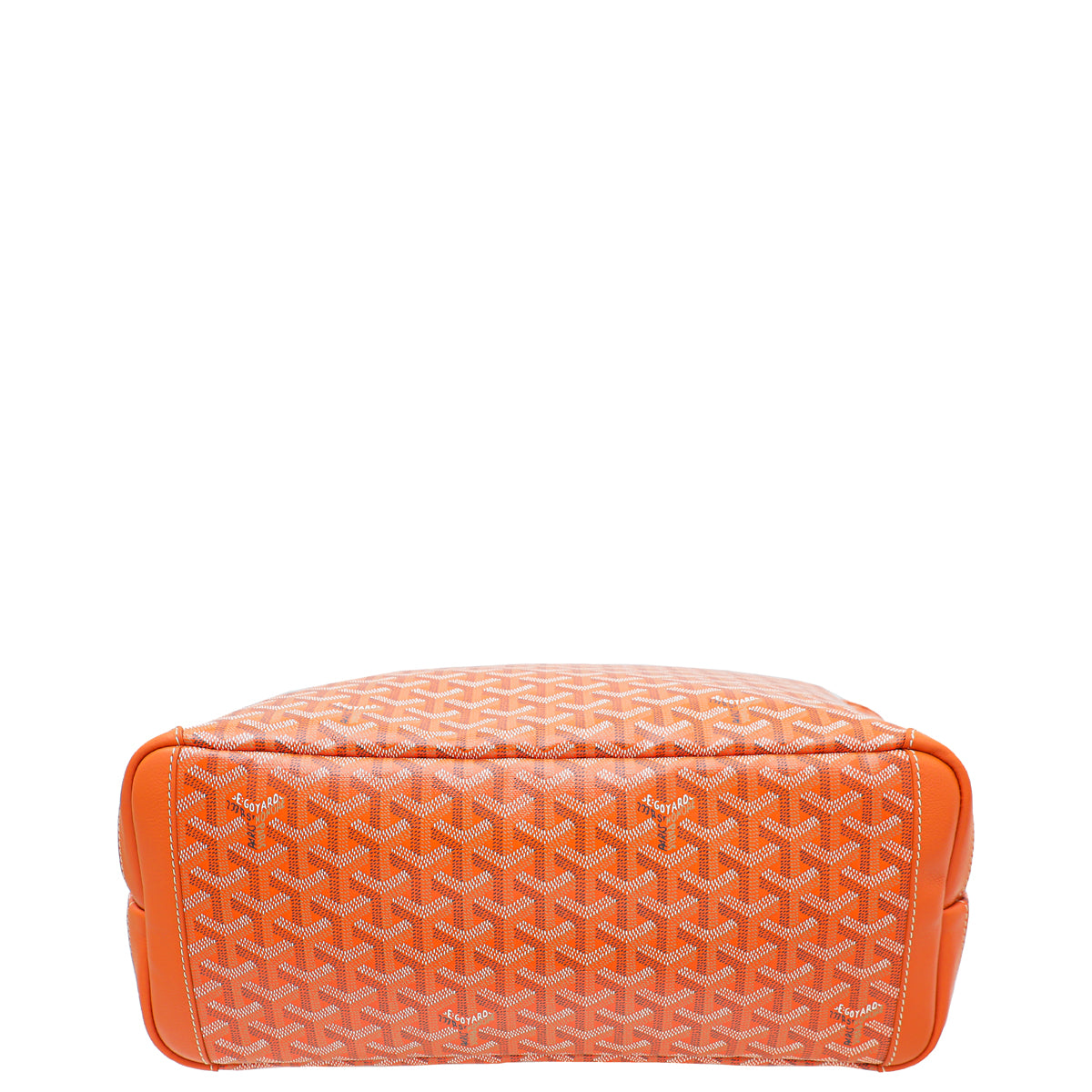 Goyard Orange Goyardine Artois MM Bag