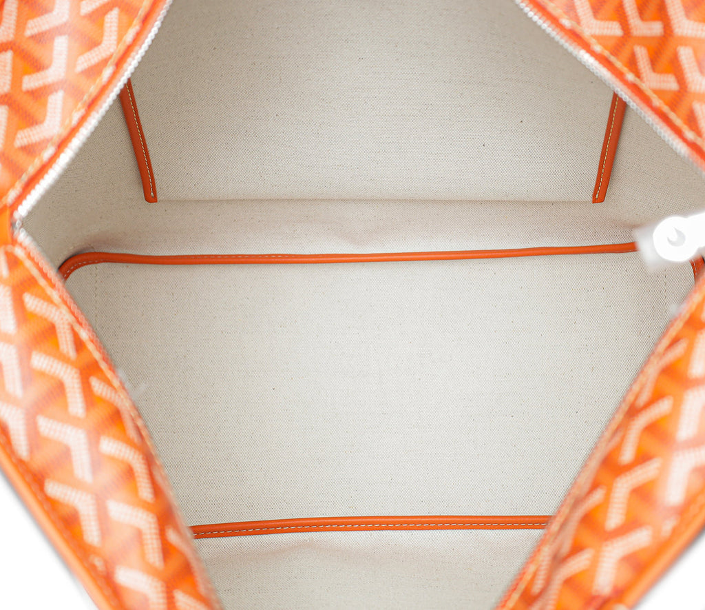 Goyard Orange Goyardine Artois MM Bag