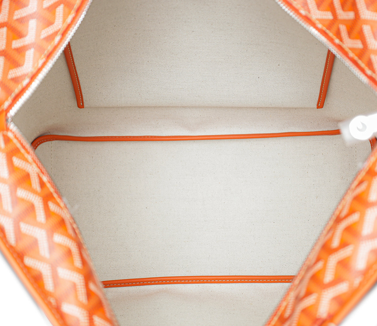 Goyard Orange Goyardine Artois MM Bag