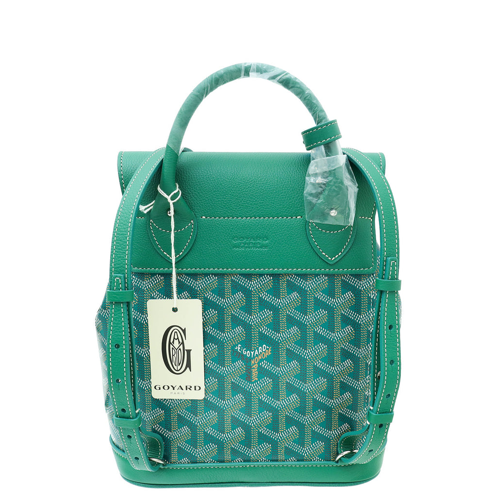 Goyard Green Goyardine Sac Alpin Mini Backpack Bag