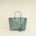 Goyard Pearly Green Limited Edition 2024 Pearly Goyardine Saint Louis PM Bag