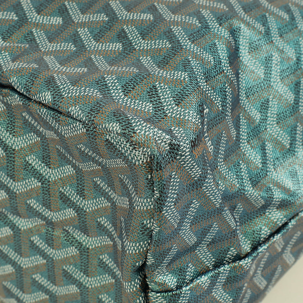 Goyard Pearly Green Limited Edition 2024 Pearly Goyardine Saint Louis PM Bag