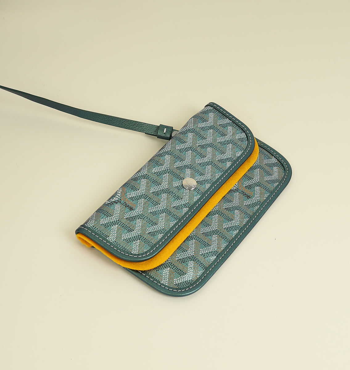 Goyard Pearly Green Limited Edition 2024 Pearly Goyardine Saint Louis PM Bag