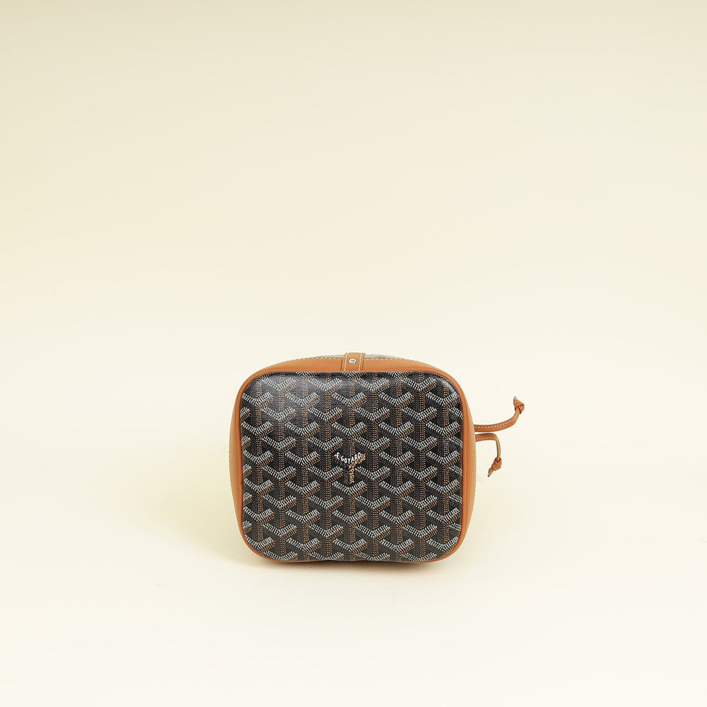 Goyard Brown Goyardine Petit Flot Bucket Bag