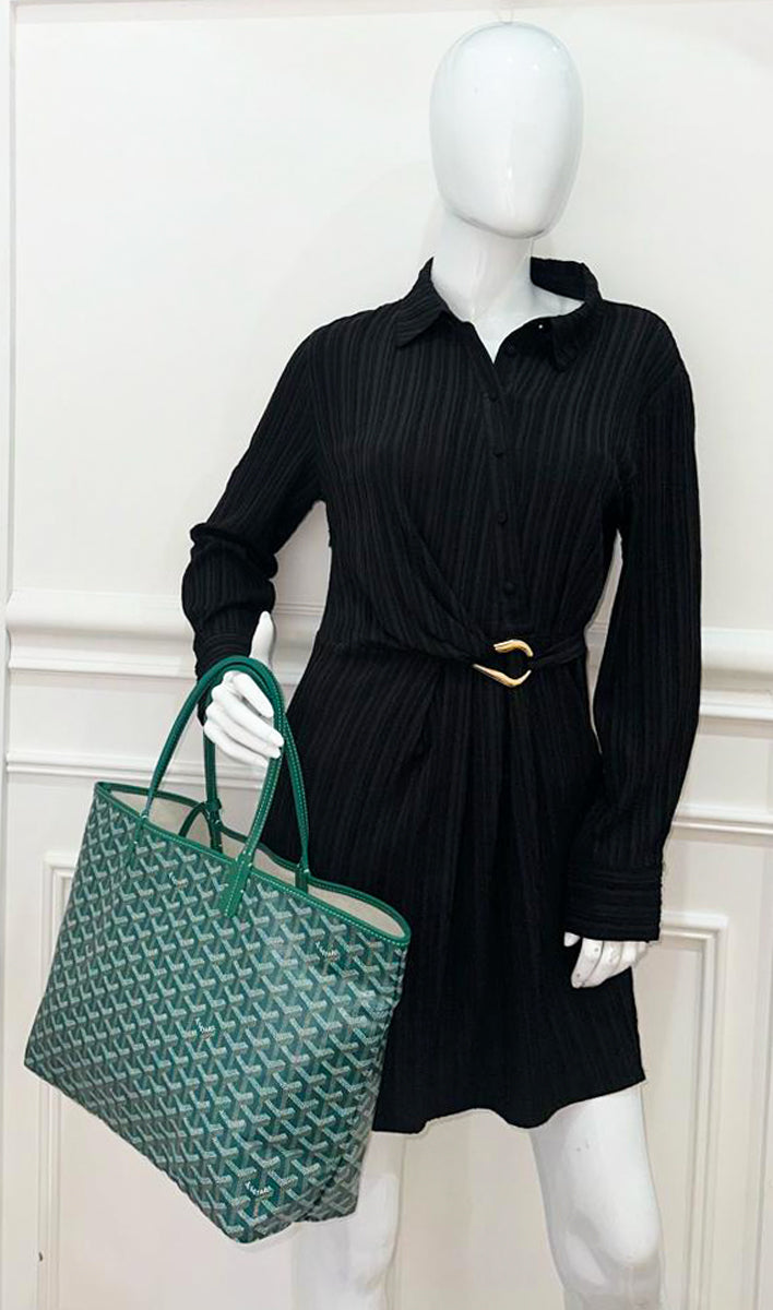 Goyard Green Goyardine Saint Louis PM Bag