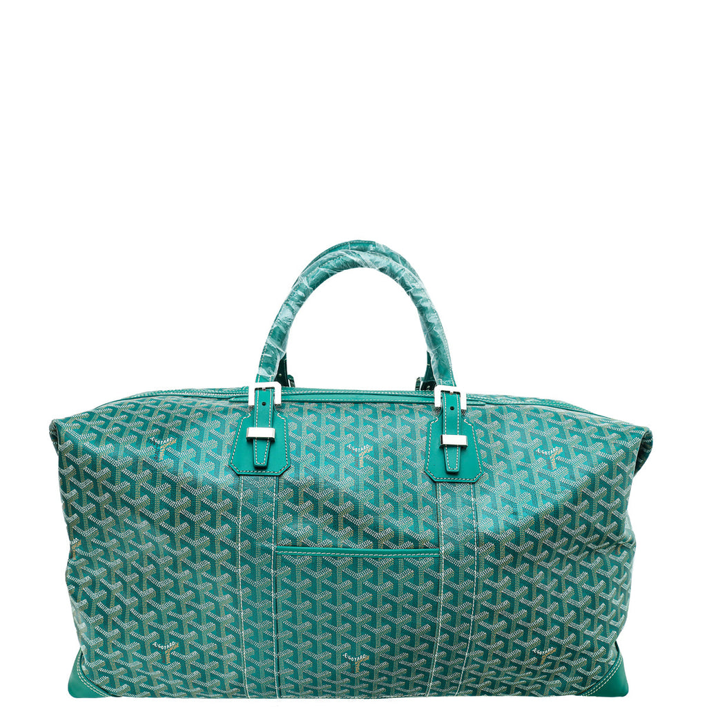 Goyard Green Goyardine Boeing 55 Bag
