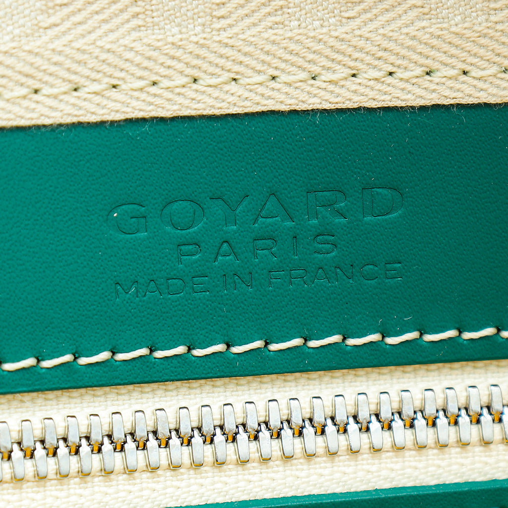 Goyard Green Goyardine Boeing 55 Bag