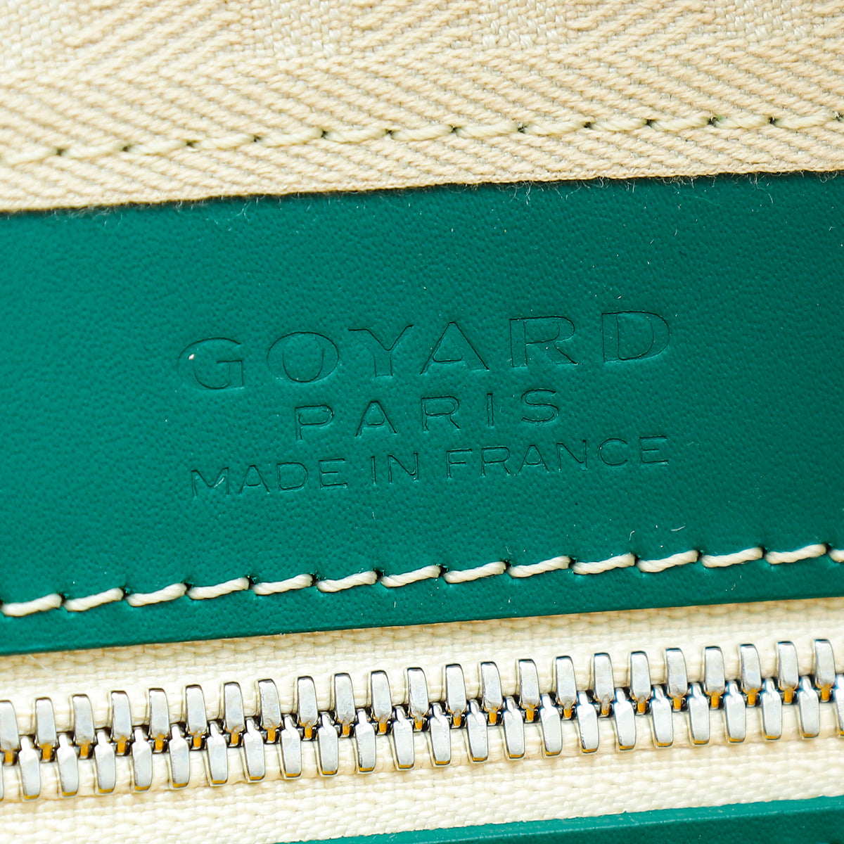 Goyard Green Goyardine Boeing 55 Bag