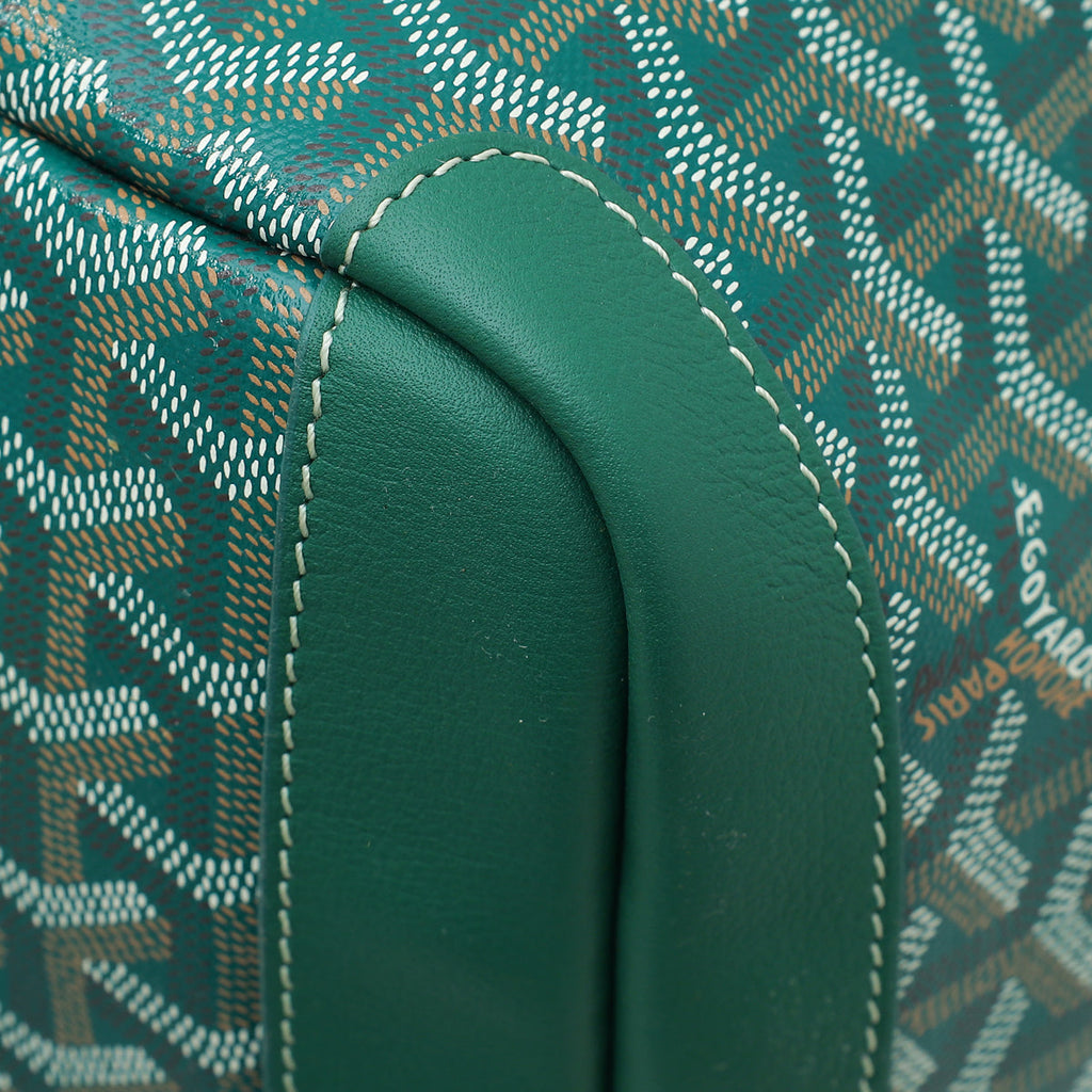 Goyard Green Goyardine Artois GM Bag