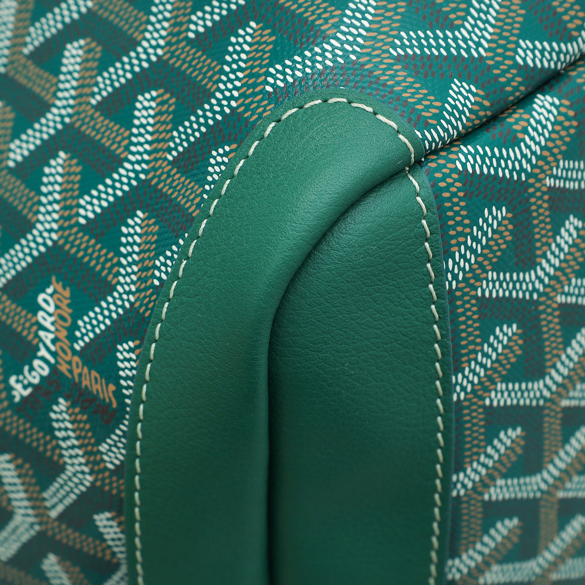Goyard Green Goyardine Artois GM Bag