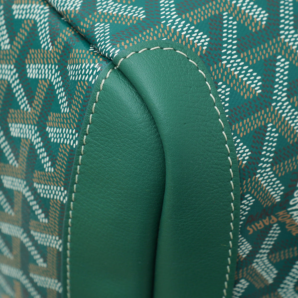 Goyard Green Goyardine Artois GM Bag