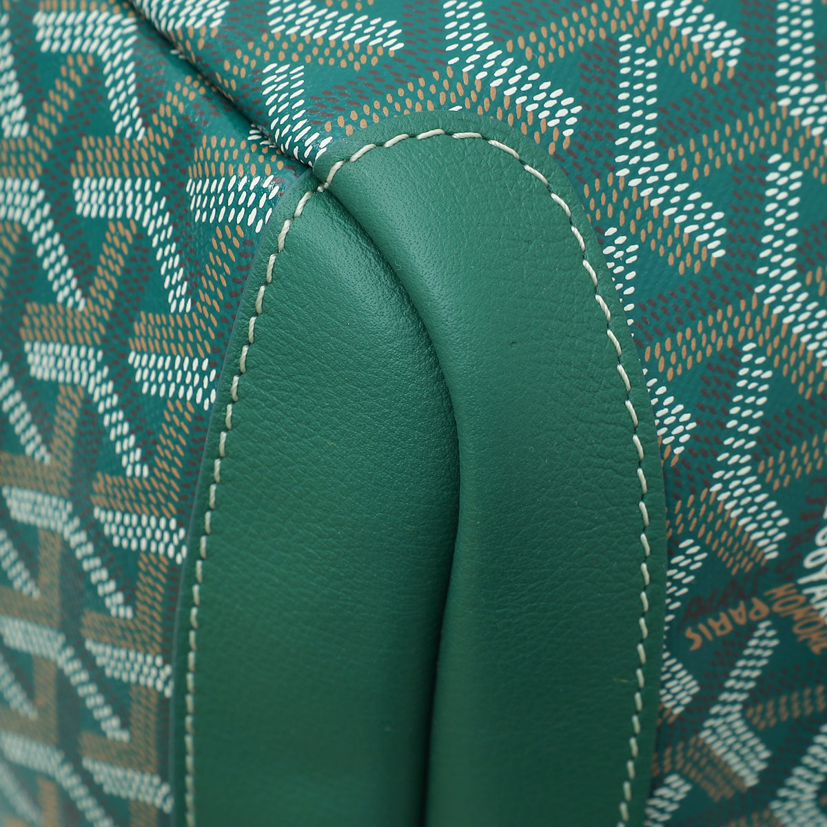 Goyard Green Goyardine Artois GM Bag