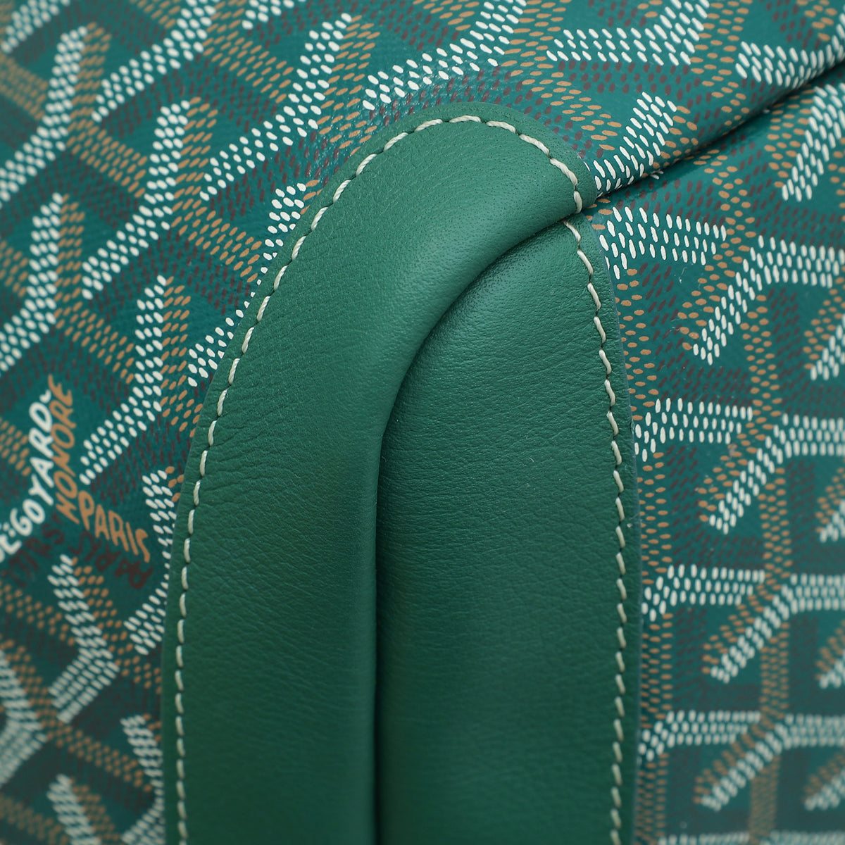 Goyard Green Goyardine Artois GM Bag