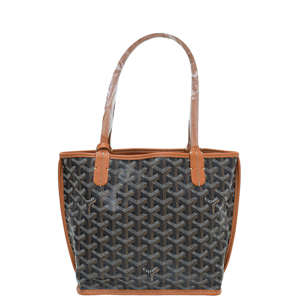 Goyard Bicolor Goyardine Reversible Anjou Mini Bag