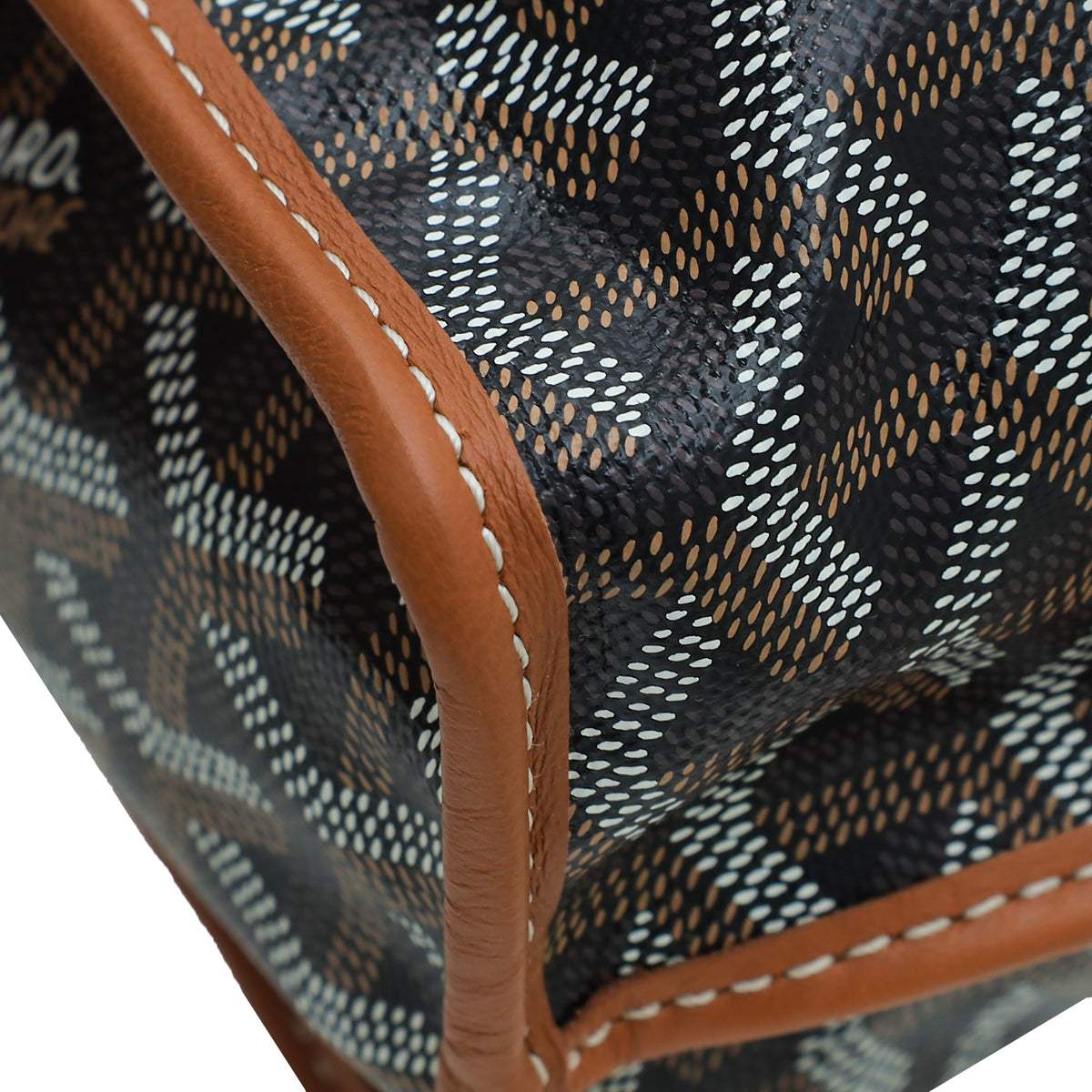 Goyard Bicolor Goyardine Reversible Anjou Mini Bag