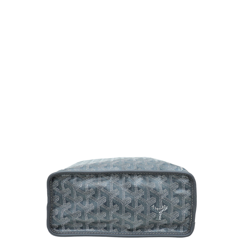 Goyard Grey Goyardine Anjou Reversible Mini Bag