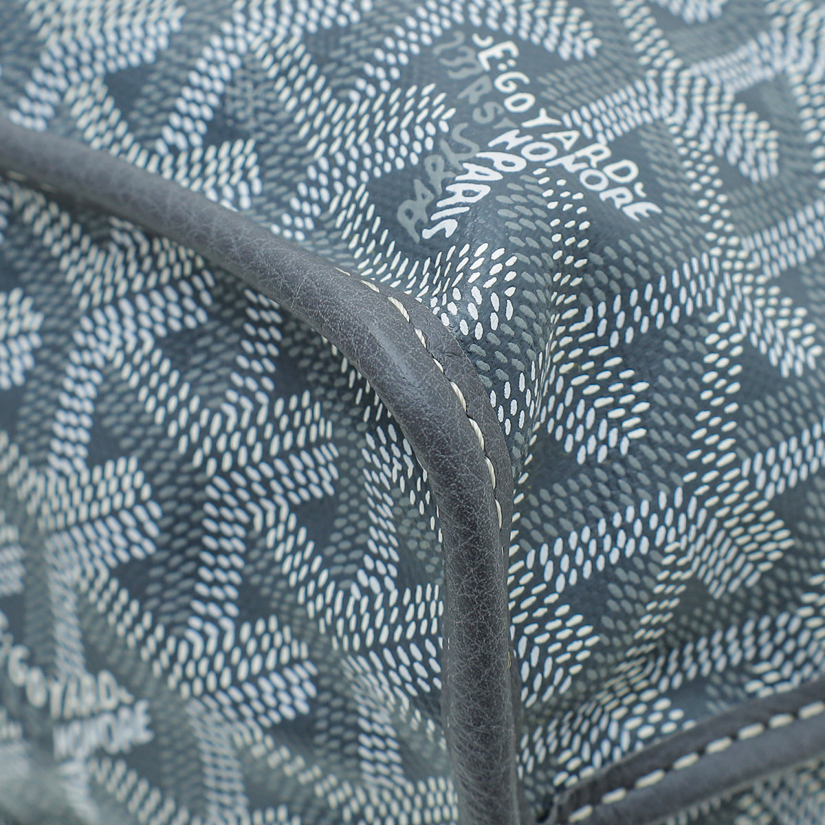 Goyard Grey Goyardine Anjou Reversible Mini Bag